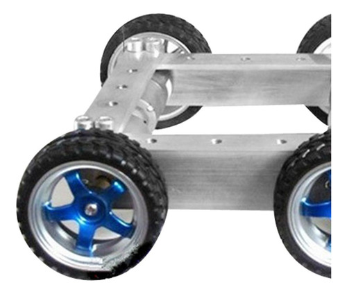 Chasis De 6wd Robot Chassis Con 6pcs Motors Visualización