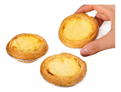 Molde De Bolo Fresco Para Muffin De Alumínio Descartável, 10