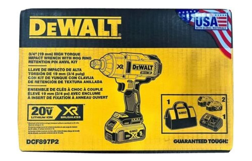 Llave De Impacto 3/4'' 20v Dewalt Dcf897p2