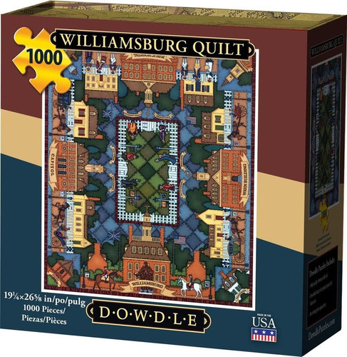 Dowdle Puzzle - Edredón Williamsburg - 1000 Piezas