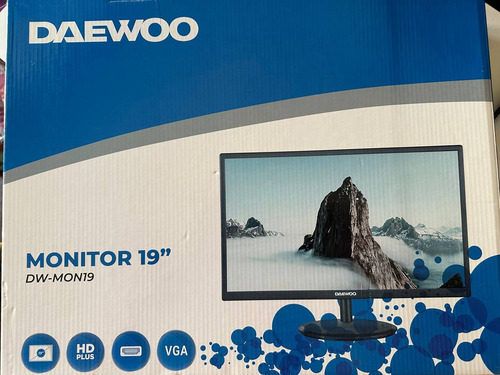 Monitor Daewoo 19'' 60hz 220v Resolución Hd - Usado Perfecto Negro (Usado)