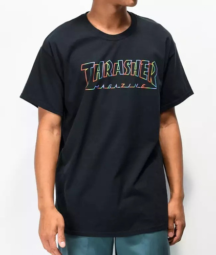Imagem 1 de 3 de Camiseta Thrasher Spectrum Logo Tie Dye  Original 