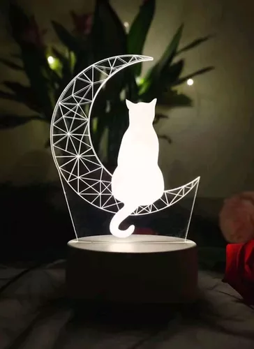 Compra Lámpara Gato 3D - Grande (30cm) al por mayor