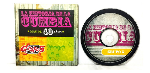 Cd La Historia De La Cumbia Grupo 5 - 2010