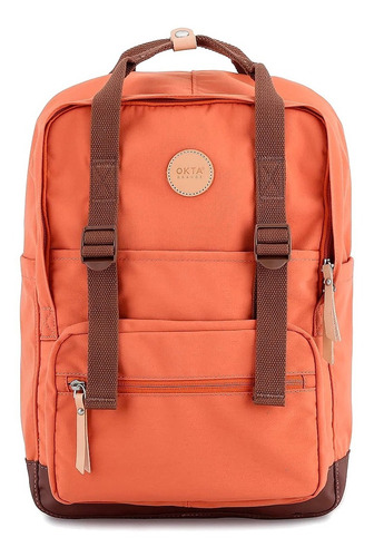 Imagen 6 de 10 de Mochila Estilo Retro Con División Para Notebook