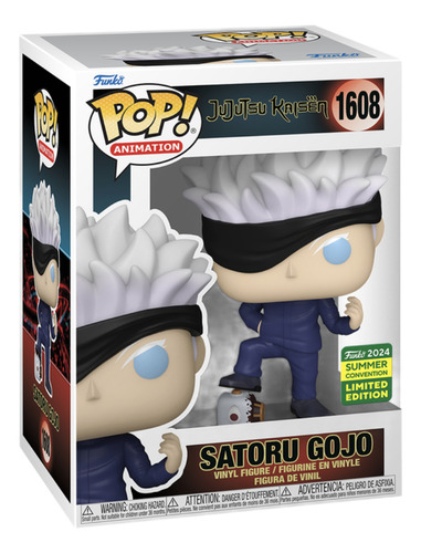 Funko Pop Satoru Gojo #1608 Sdcc 2024 Summer Con Jujutsu Kai