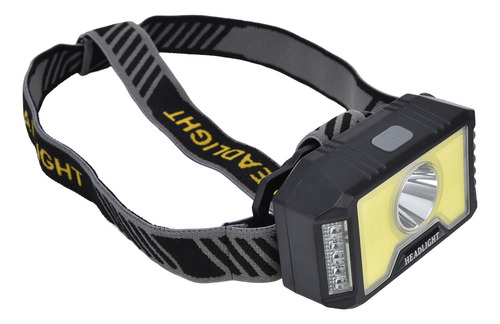 Faro Led Cob, Multimodo, Carga Usb, Cabezal Impermeable