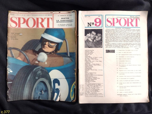 Suplemento Sport N°19 Y N°9 Edición 1966 / El Gráfico