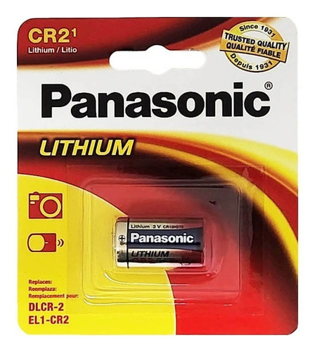 Pilas Cr2 Panasonic Lithium 3v Litio Pack X 6 Unidades