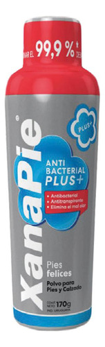 Talco Pédico Xanapie Plus+ Antibacterial 170 G