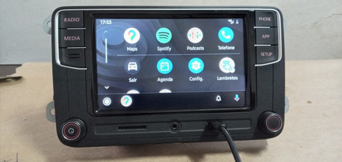 Central Multimídia Vw Rcd 330 Plus Carplay E Android Auto