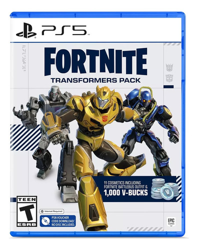 Fortnite Transformers Pack - Ps5 (codigo En Caja)