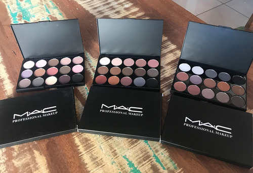 Paleta Sombras Profissional Mac 15 Cores. P.entrega + Brinde