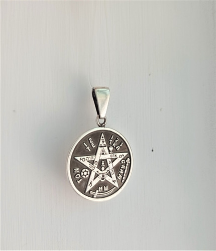 Dije Tetragramaton Mini Hecho En Plata 950