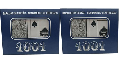 2 Jogos De Baralho Copag Duplo Plastificado 1001 C/ Nfe