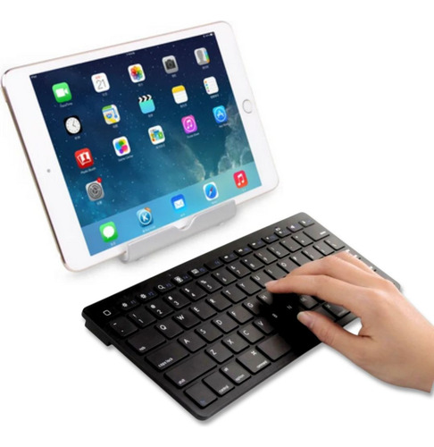 Teclado Sem Fio Com Tecla Ç Abnt2 Para Tablet E Celular