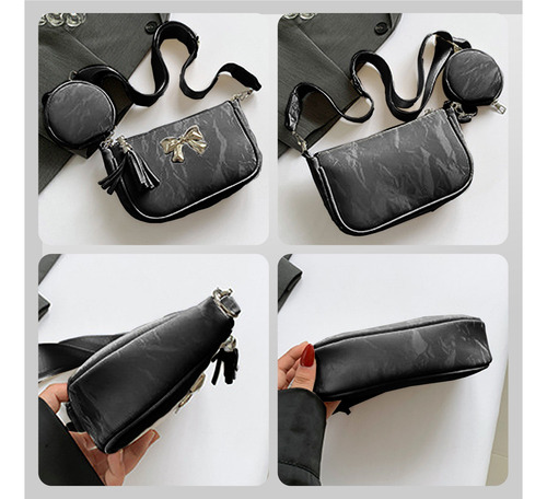 Bolsos Para Mujer Crossbody Bandolera Dama Corbata De Moño