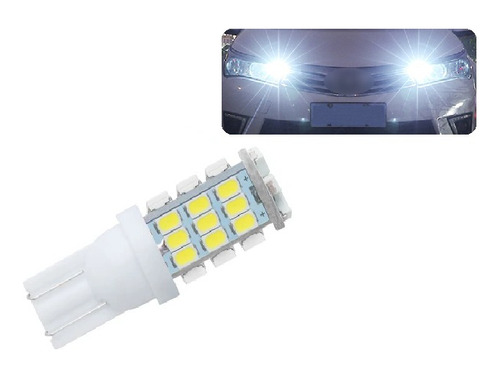 Foco Pellizco 32 Led Brillante T10 Blanco Rojo Azul Ámbar