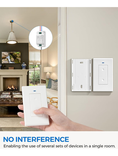 Kit Interruptor Inalámbrico Para Luces Con Control Remoto