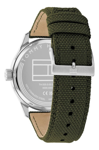 Reloj Tommy Hilfiger Para Hombre De Tela 1710593 Ss