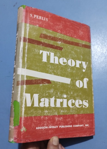 Libro Teoría De Matrices Perlis