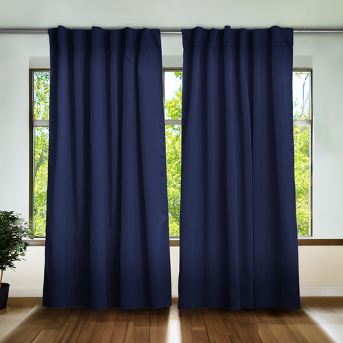 Cortinas Blackout Textil Living 130x210 2 Paños Importada