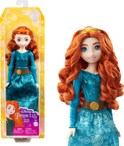 Muñeca De Moda Mattel Disney Princess Mérida Con Aspecto Bri