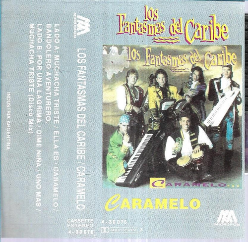 Los Fantasmas Del Caribe Album Caramelo Microfon Cassette