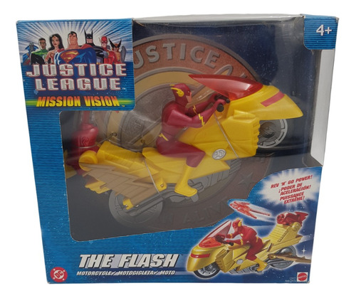 The Flash Con Motocicleta Justice League Mission Vision 