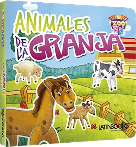 Animales De La Granja (coleccion Divertizoo 3d), De Sin . Editorial Latinbooks En Español