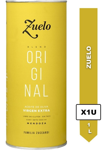 Aceite Zuelo Extra Virgen Lata X1lt - Flia. Zuccardi