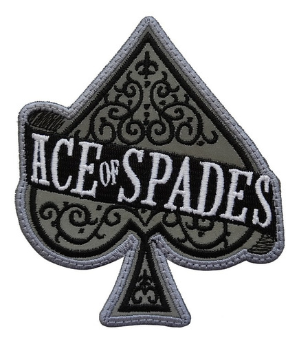 Parche Bordado Ace Of Spades Pikas Picas Reflectivo Motorhea