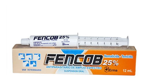 Desparasitante Fencob 25% 12ml Fenbendazol