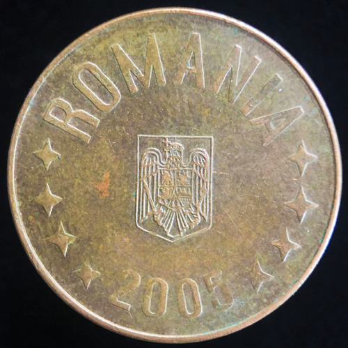 Rumania, 5 Bani, 2005. Sin Circular