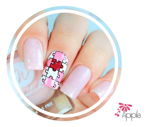 Placas E Carimbos Para Decoração De Unhas Apipila P01