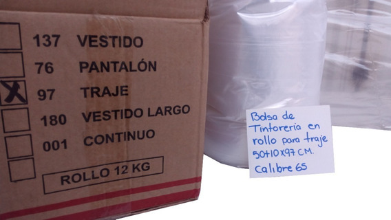 Bolsa En Rollo Para Tintorería Cubrepolvo Con Fuelle 5 Tipos Bolsa En Rollo Para Tintorería Cubrepolvo Con Fuelle 5 Tipos