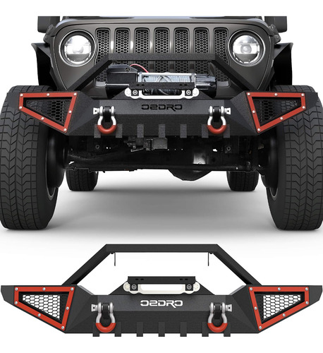 Parachoques Delantero Compatible Con Jeep Wrangler Jl 2018-2