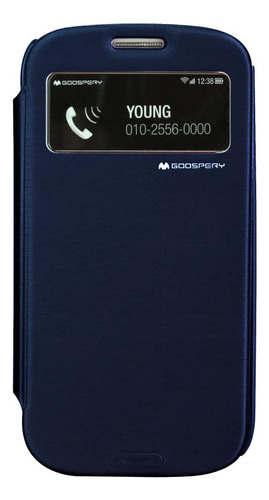 Funda Goospery Para Samsung Galaxy S3 Color Azul Marino
