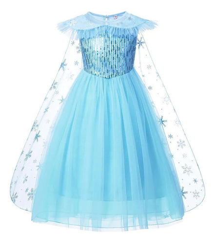 Vestido De Princesa Frozen De Elsa Anna Para Fiesta De Carna