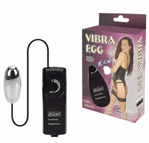 Cápsula Vibratória Bullet Vibra Egg Com Multivelocidade