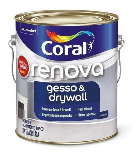 Tinta Acrilica Direto No Gesso Renova Da Coral 3,6ml