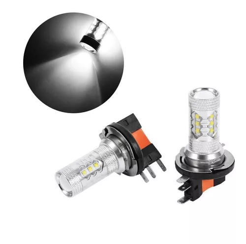 2 Unids/1 Par Blanco 80w H15 Bombillas Led Coche Luces Lámpa