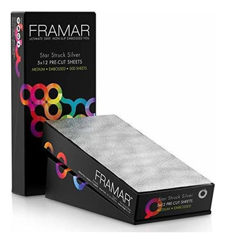 Accesorios - Framar 5x12 Star Struck Silver Embossed Pre