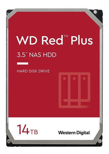 Disco Western Digital Red Plus 14tb Wd140effx (cp) Color Rojo