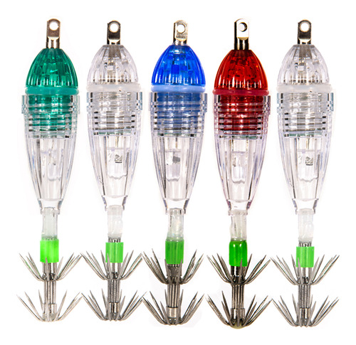 Luz Led Impermeable Lure, 5 Unidades, Para Peces Submarinos,