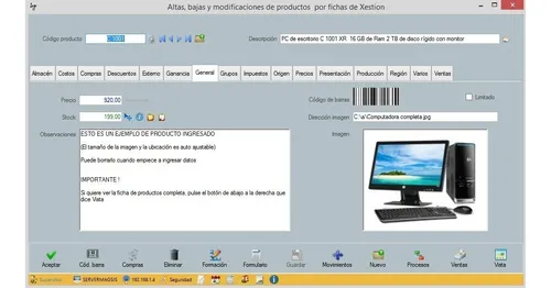 Sistema Xestion - Software Para Windows. Promoción