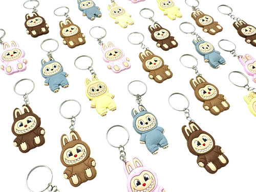 Boneco La Bubu Chaveiro Emborrachado 10peças Variadas Mimo