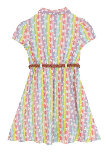 Vestido Corto Estilo Camisero De Niña C&a (1061853)