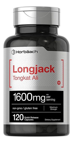 Horbaach, 120cp Longjack Tongkat Ali, Maximum Strength