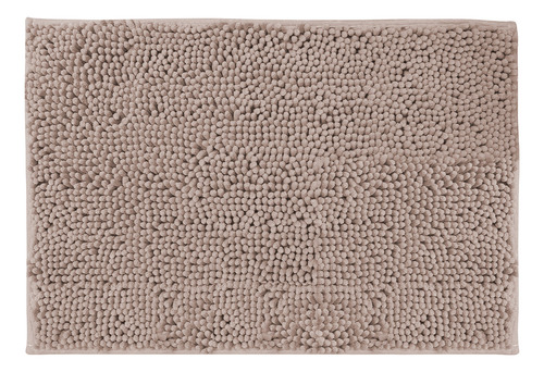 Tapete De Baño Shaggy 60cm X 40cm Colores Color Beige